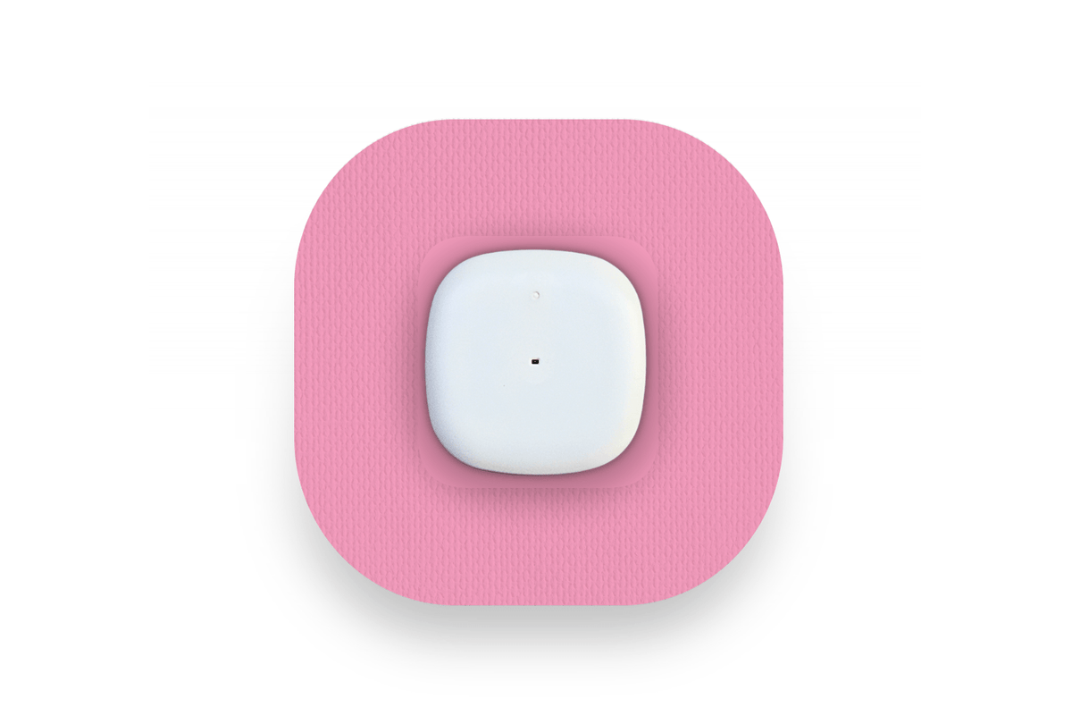 Pastel Pink Patch - Simplera for Single diabetes supplies and insulin pumps