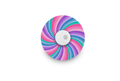 Pastel Swirl Patch for Freestyle Libre 3 diabetes supplies and insulin pumps