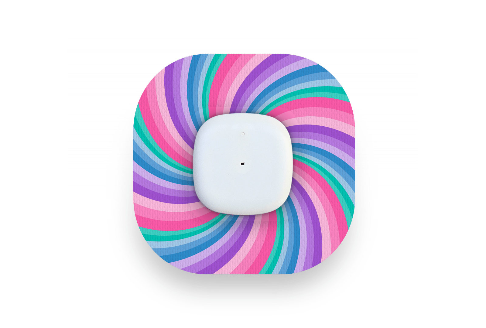 Pastel Swirl Patch - Simplera for Single diabetes supplies and insulin pumps