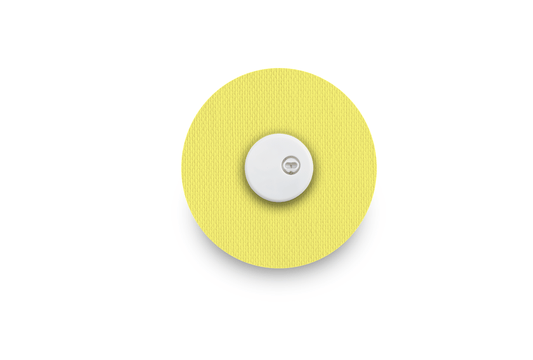 Pastel Yellow Patch - Libre 3 for Single diabetes supplies and insulin pumps