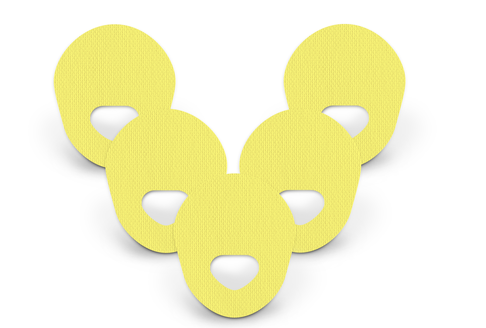 Pastel Yellow Patch Pack for Guardian Enlite diabetes supplies and insulin pumps