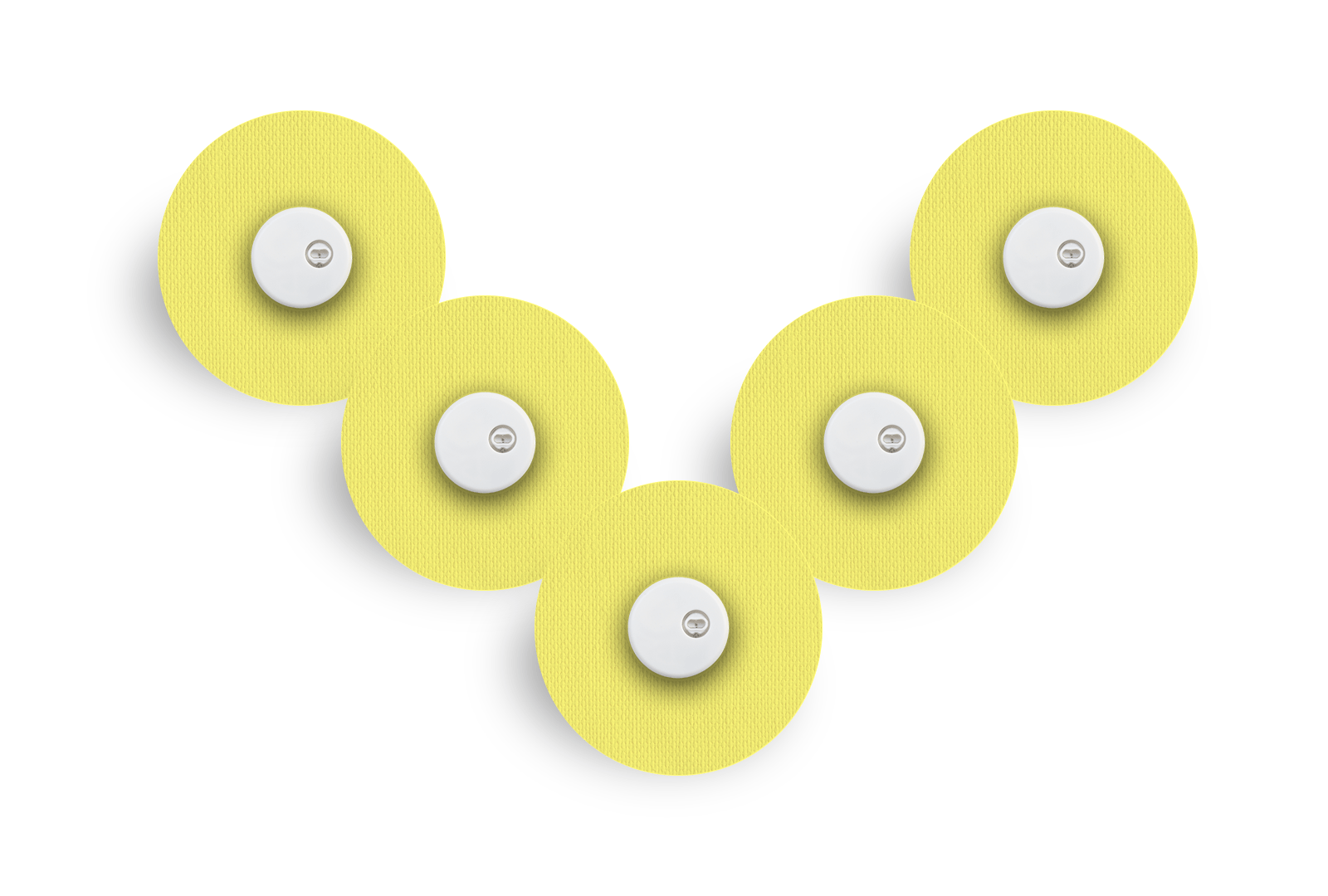 Pastel Yellow Patch Pack for Libre 3 diabetes supplies and insulin pumps