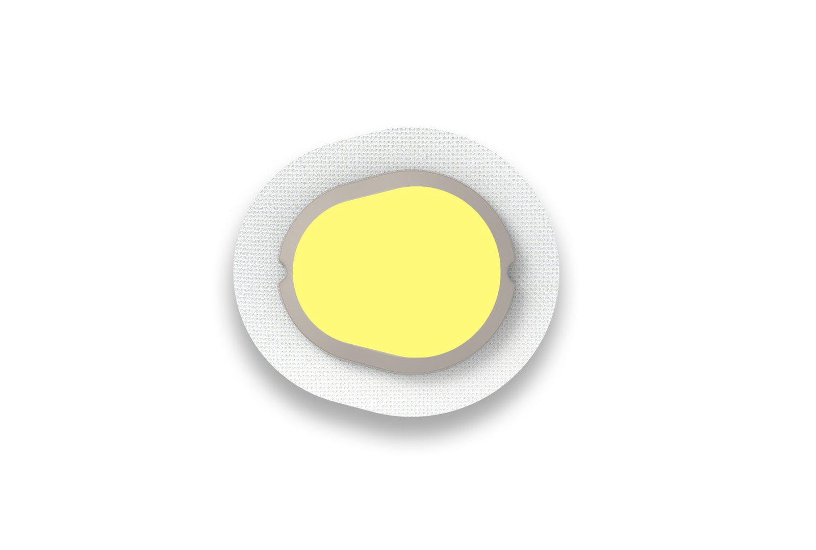 Pastel Yellow Sticker - Dexcom G7 / One+ Sensor for diabetes supplies and insulin pumps