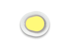 Pastel Yellow Sticker - Dexcom G7 / One+ Sensor for diabetes supplies and insulin pumps