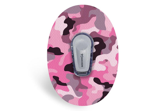 Pink Camo Patch - Dexcom G6 / One for Single diabetes supplies and insulin pumps