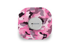 Pink Camo Patch - Dexcom G7 / One+ for Single diabetes supplies and insulin pumps