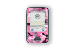 Pink Camo Sticker - Dexcom G6 / One Receiver for diabetes supplies and insulin pumps