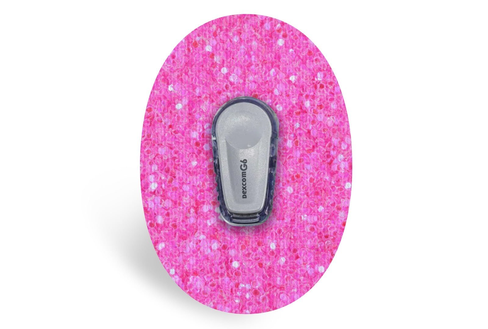 Pink Glitter Patch - 20 Pack for Dexcom G6 diabetes supplies and insulin pumps