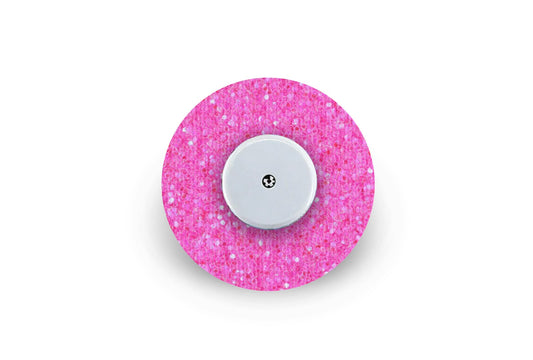 Pink Glitter Patch - 20 Pack for Freestyle Libre 2 diabetes supplies and insulin pumps