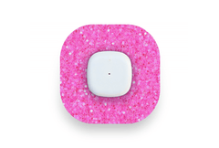 Pink Glitter Patch for Medtrum CGM diabetes supplies and insulin pumps