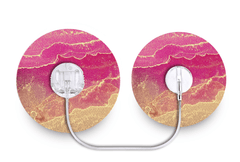 Pink Marble Patch - Minimed Sure - T for Single diabetes supplies and insulin pumps