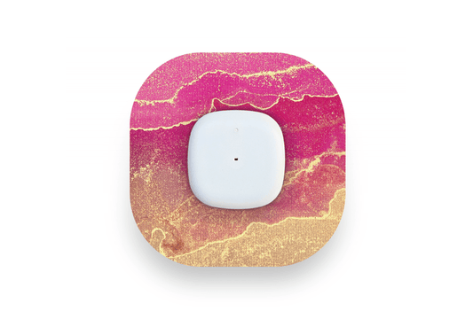 Pink Marble Patch - Simplera for Single diabetes supplies and insulin pumps