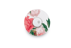 Pretty Peony Patch - Libre 3 for Single diabetes supplies and insulin pumps