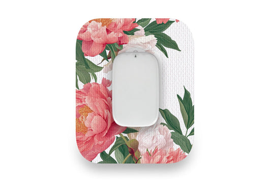 Pretty Peony Patch - Medtrum CGM for Single diabetes supplies and insulin pumps