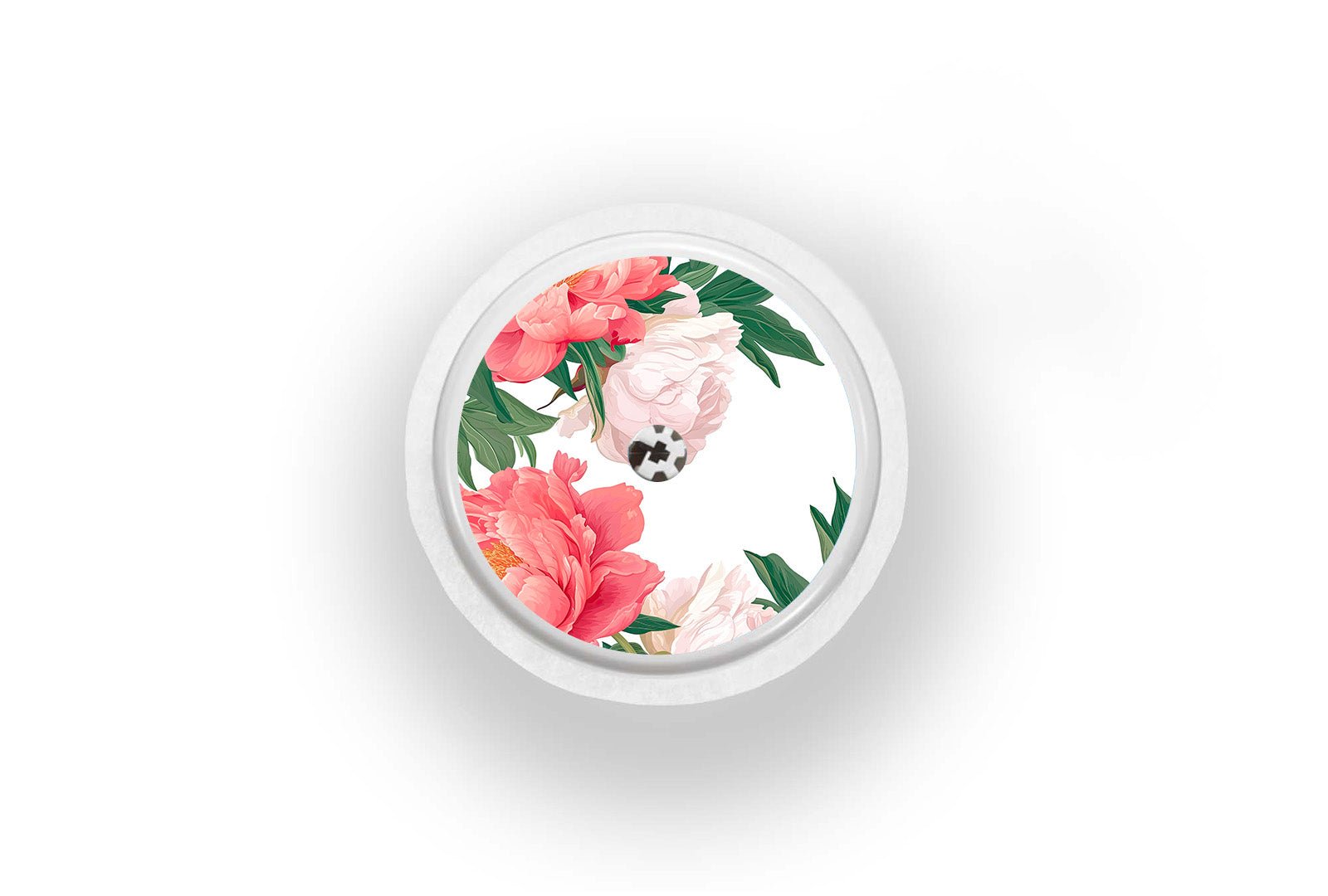 Pretty Peony Sticker for Novopen 4, 5, 6, or Echo diabetes supplies and insulin pumps