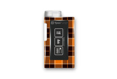 Pumpkin Plaid Stickers for Novopen 4, 5, 6, or Echo diabetes supplies and insulin pumps