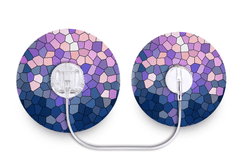 Purple Glass Patch for Tru - Steel diabetes supplies and insulin pumps