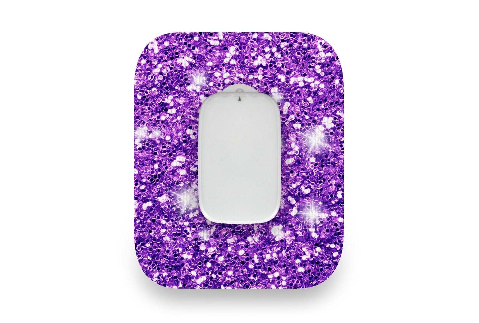 Purple Glitter Patch for Medtrum CGM diabetes supplies and insulin pumps