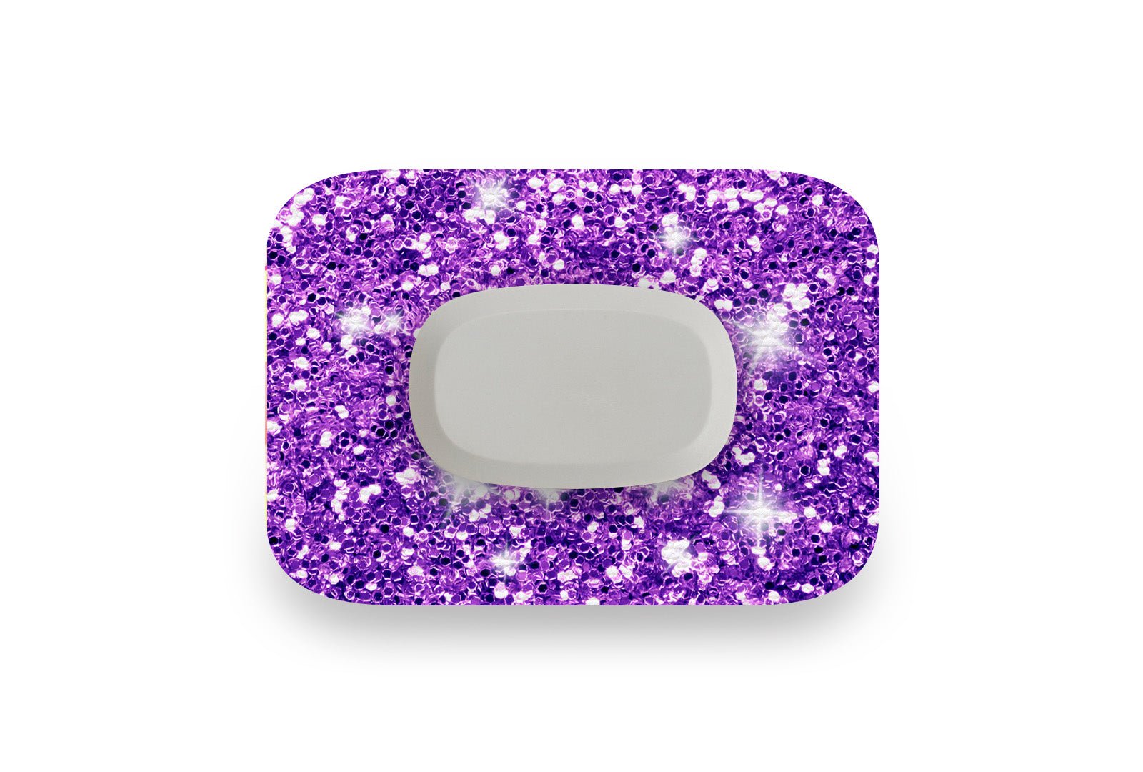 Purple Glitter Patch for GlucoRX Aidex diabetes supplies and insulin pumps