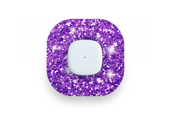 Purple Glitter Patch - Simplera for Single diabetes supplies and insulin pumps