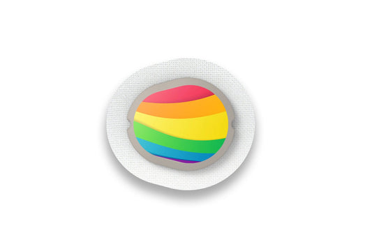 Rainbow Sticker - Dexcom G7 / One+ Sensor for diabetes supplies and insulin pumps