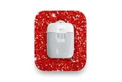 Red Glitter Patch for Medtrum Pump diabetes supplies and insulin pumps