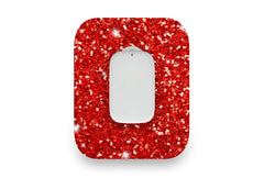 Red Glitter Patch for Medtrum CGM diabetes supplies and insulin pumps