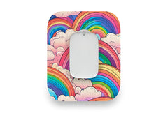 Retro Rainbow Patch for Medtrum CGM diabetes supplies and insulin pumps