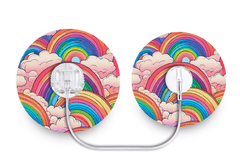 Retro Rainbow Patch for Tru - Steel diabetes supplies and insulin pumps