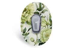 Sage Green Flowers Patch - Dexcom G6 / One for Single diabetes supplies and insulin pumps