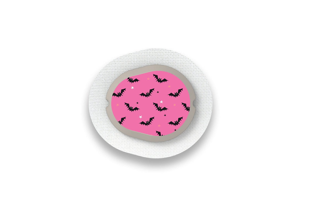 Scary Bats Sticker - Dexcom G7 / One+ Sensor for diabetes supplies and insulin pumps