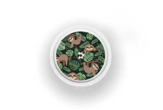 Sloth Sticker - Freestyle Libre 1, 2, or 2+ for diabetes supplies and insulin pumps