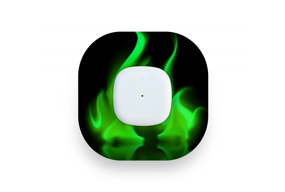 Spectral Flame Patch - Simplera for Single diabetes supplies and insulin pumps