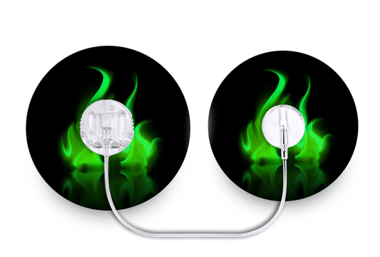 Spectral Flame Patch - Tru - Steel for Single diabetes supplies and insulin pumps