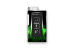 Spectral Flame Sticker for Novopen 4, 5, 6, or Echo diabetes supplies and insulin pumps