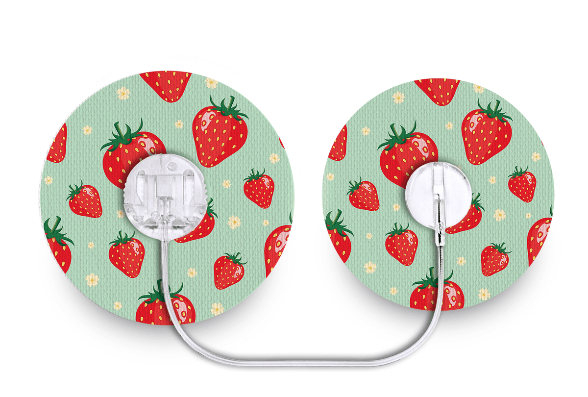 Strawberry Delight Patch - Minimed Sure - T for Single diabetes supplies and insulin pumps