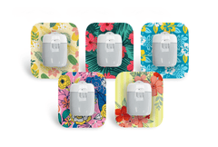 Summer Flowers Pack for Overpatch diabetes supplies and insulin pumps