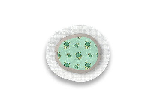 Turtle Sticker - Dexcom G7 / One+ Sensor for diabetes supplies and insulin pumps