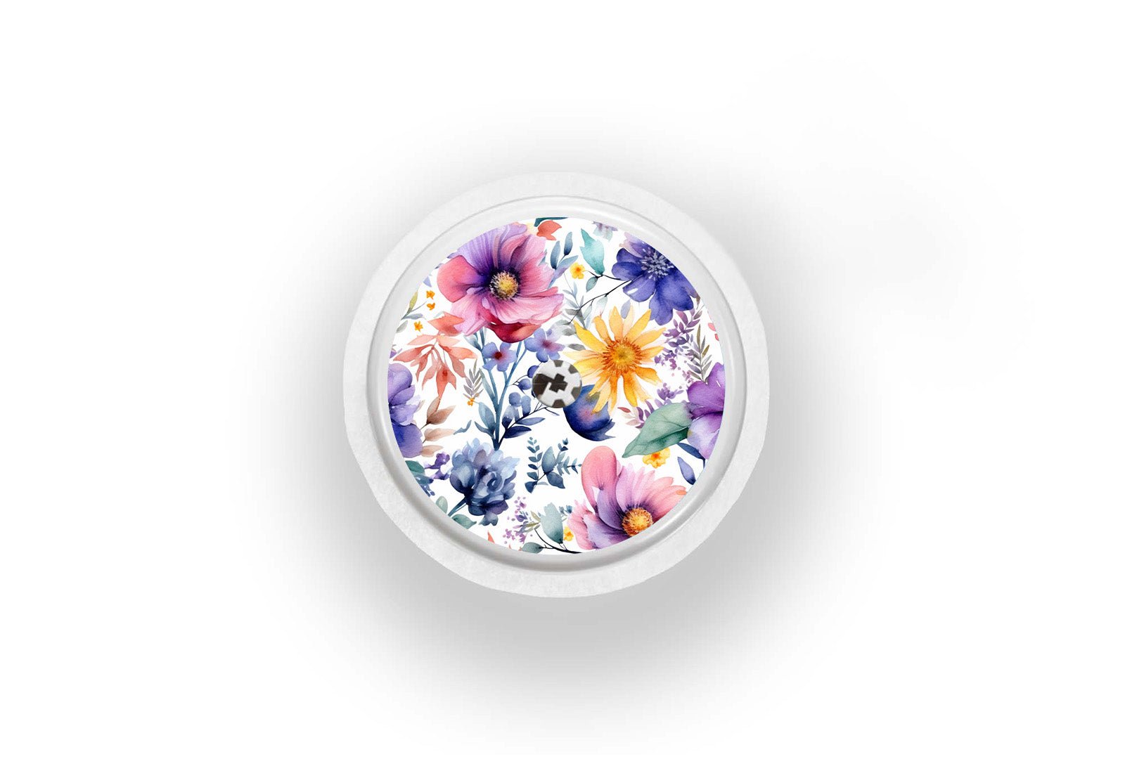 Watercolour Flowers Sticker for Novopen 4, 5, 6, or Echo diabetes supplies and insulin pumps