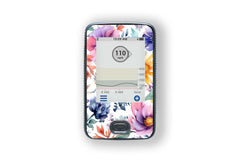 Watercolour Flowers Sticker for Novopen 4, 5, 6, or Echo diabetes supplies and insulin pumps