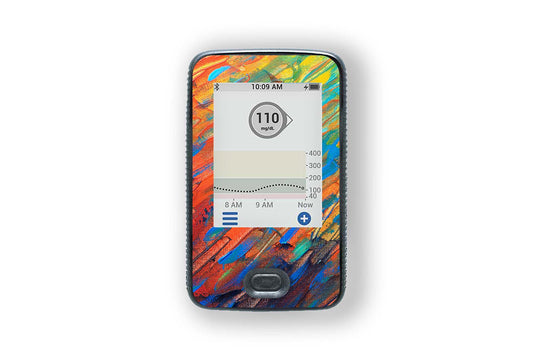 Abstract Sticker - Dexcom G6 / One Receiver for diabetes supplies and insulin pumps