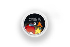 Among Us Sticker for Libre 2 diabetes supplies and insulin pumps