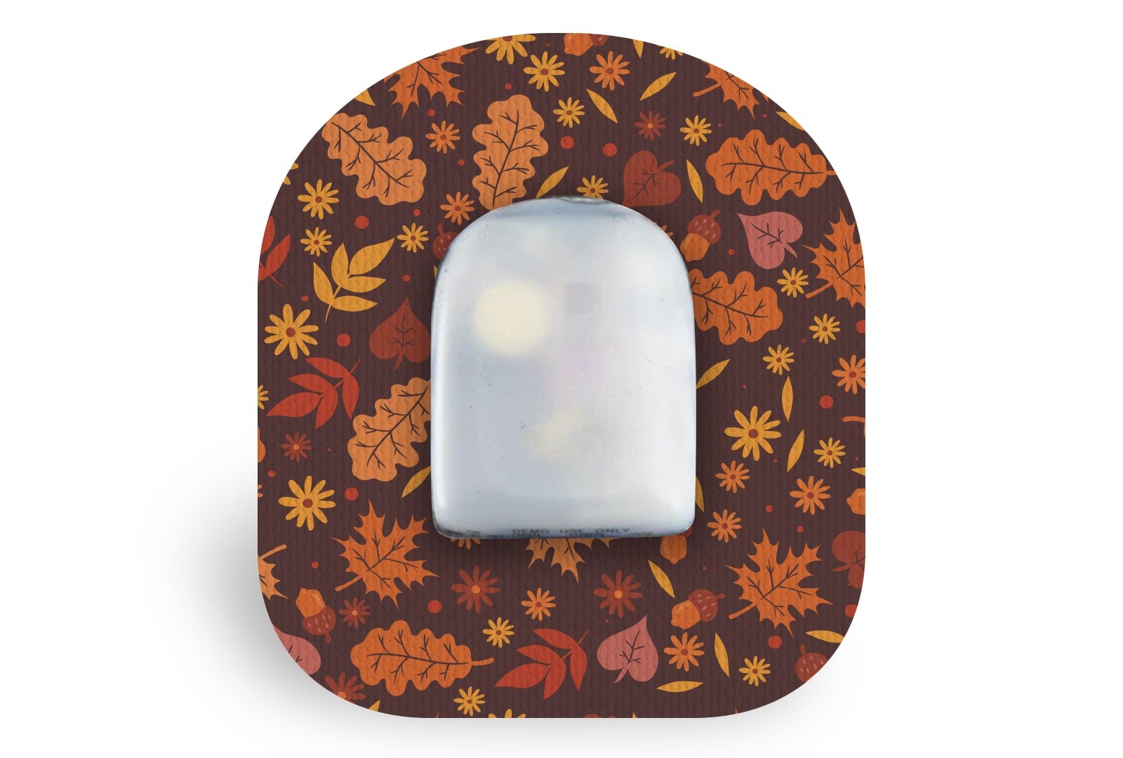 Autumn Leaves Patch - Omnipod for Single diabetes CGMs and insulin pumps