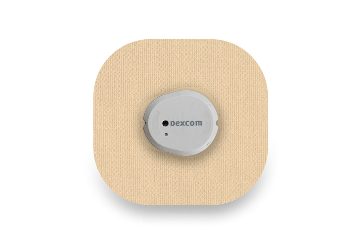 Beige Patch - Dexcom G7 / One+ for Single diabetes CGMs and insulin pumps