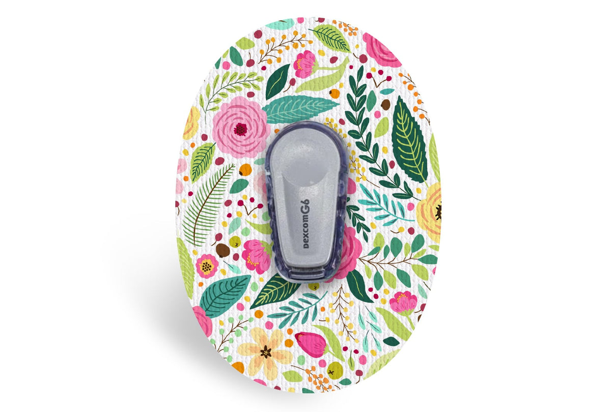 Bloom Petals Patch - Dexcom G6 / One for Single diabetes supplies and insulin pumps