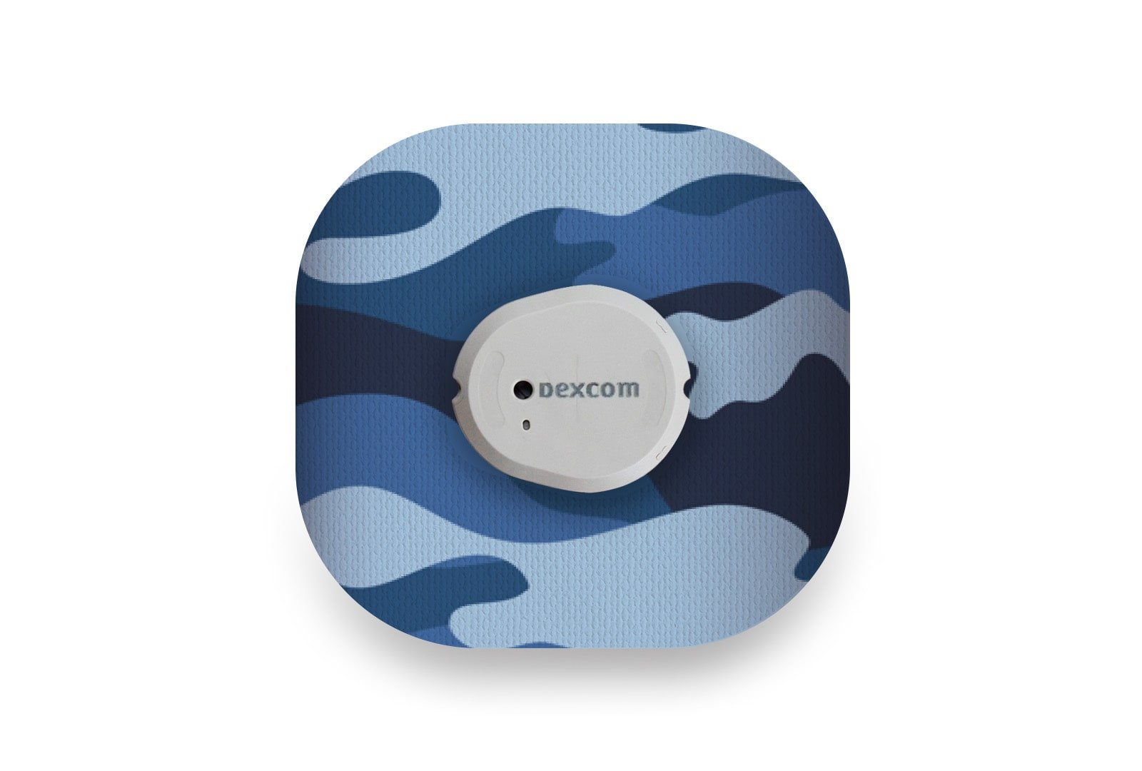 Blue Camo Patch - Dexcom G7 / One+ for Single diabetes CGMs and insulin pumps