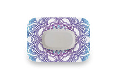 Blue Mandala Patch for GlucoRX Aidex diabetes CGMs and insulin pumps