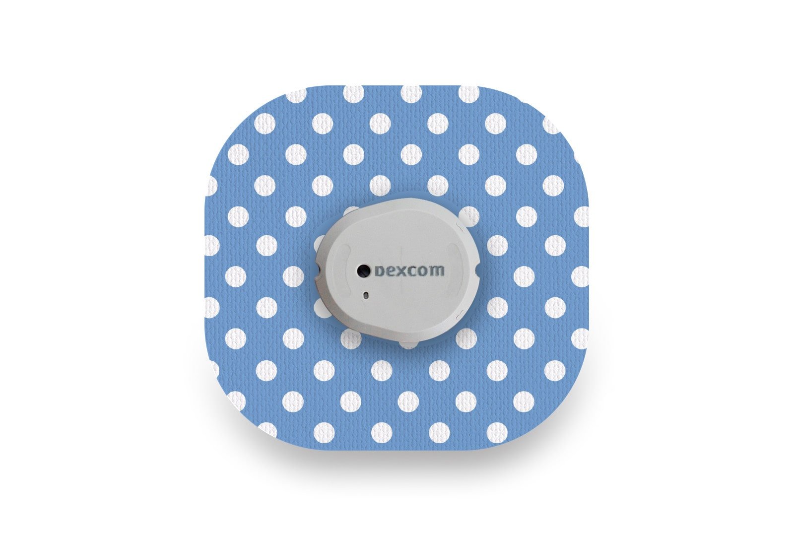 Blue Polka Dot Patch - Dexcom G7 / One+ for Single diabetes CGMs and insulin pumps