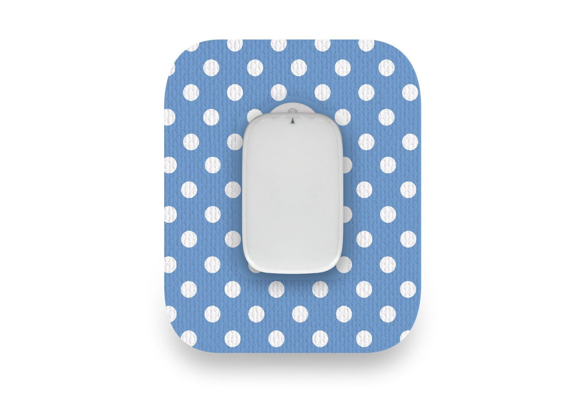 Blue Polka Dot Patch - Medtrum CGM for Single diabetes CGMs and insulin pumps