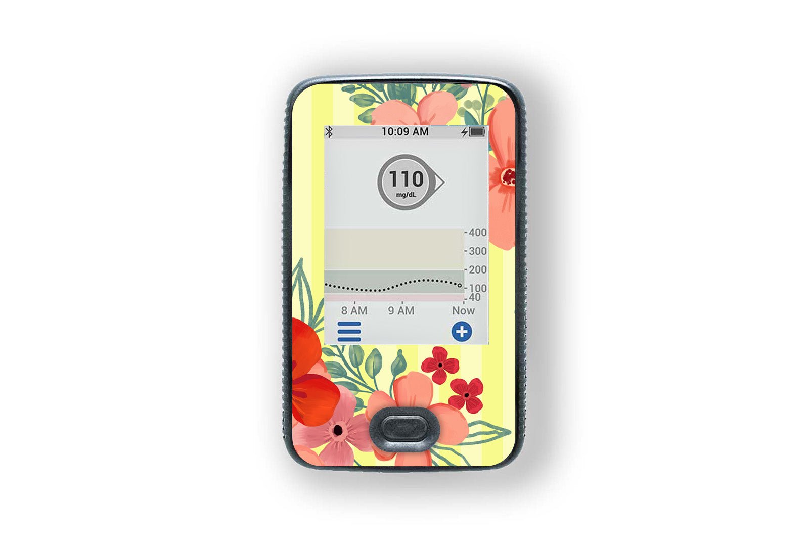 Bold Bloom Sticker - Dexcom G6 / One Receiver for diabetes supplies and insulin pumps